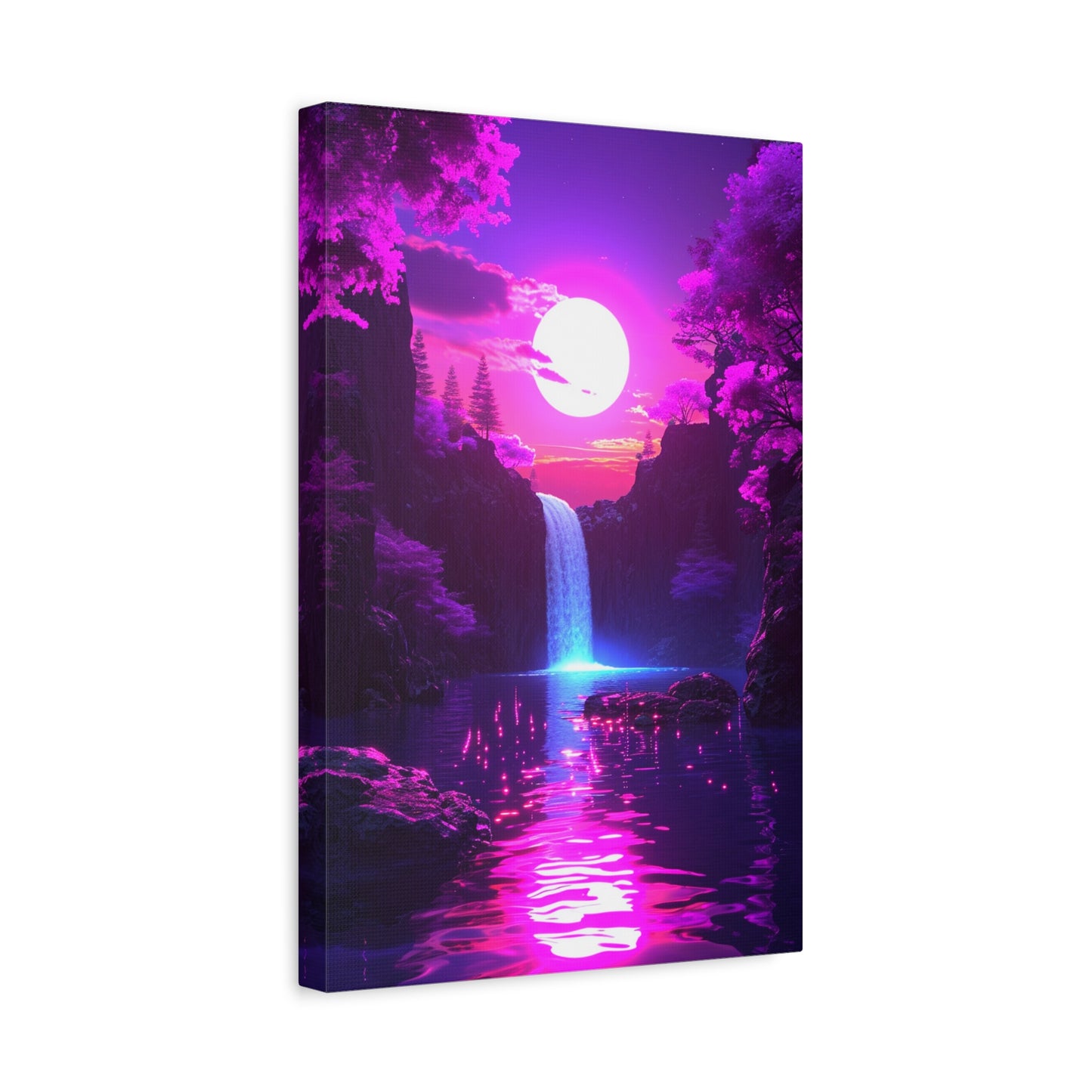Magenta Moonfall (Canvas)