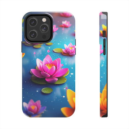 Lotus Lagoon (iPhone Case 11-15)Enhance your iPhone 11-15 with RIMA's Tough Case: Sleek design, double-layer protection, and wireless charging friendly. Perfect for the urban lifestyle.RimaGallery