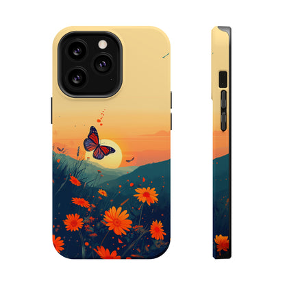 Flutter Bloom (iPhone MagSafe Case)Flutter Bloom Revolutionize your iPhone's look and feel with RIMA Tough Phone Case – ultimate protection meets elegant style for iPhone 11-15. Grab yours now! 🛡️📱RimaGallery