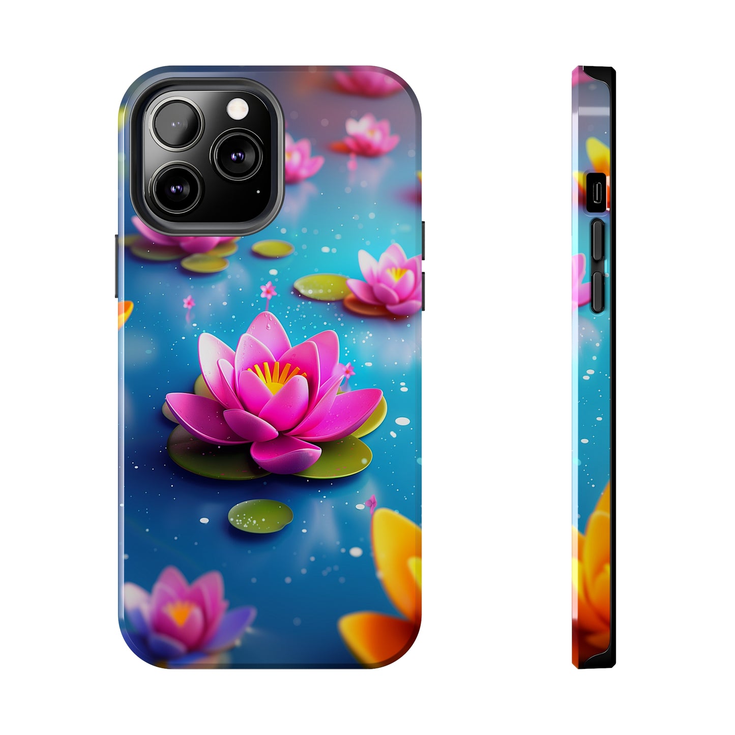 Lotus Lagoon (iPhone Case 11-15)Enhance your iPhone 11-15 with RIMA's Tough Case: Sleek design, double-layer protection, and wireless charging friendly. Perfect for the urban lifestyle.RimaGallery