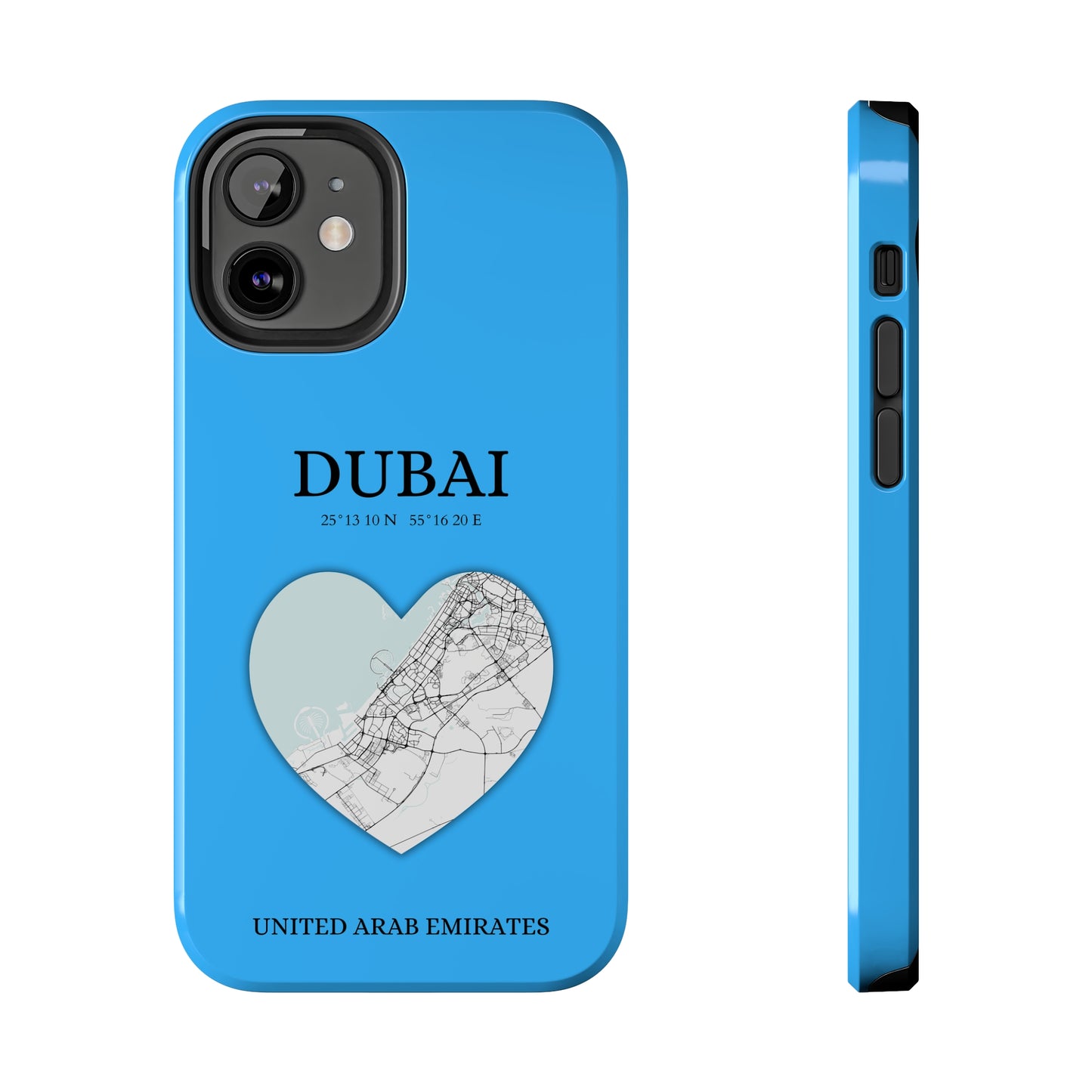 Dubai Heartbeat - Sky Blue (iPhone Case 11-15)