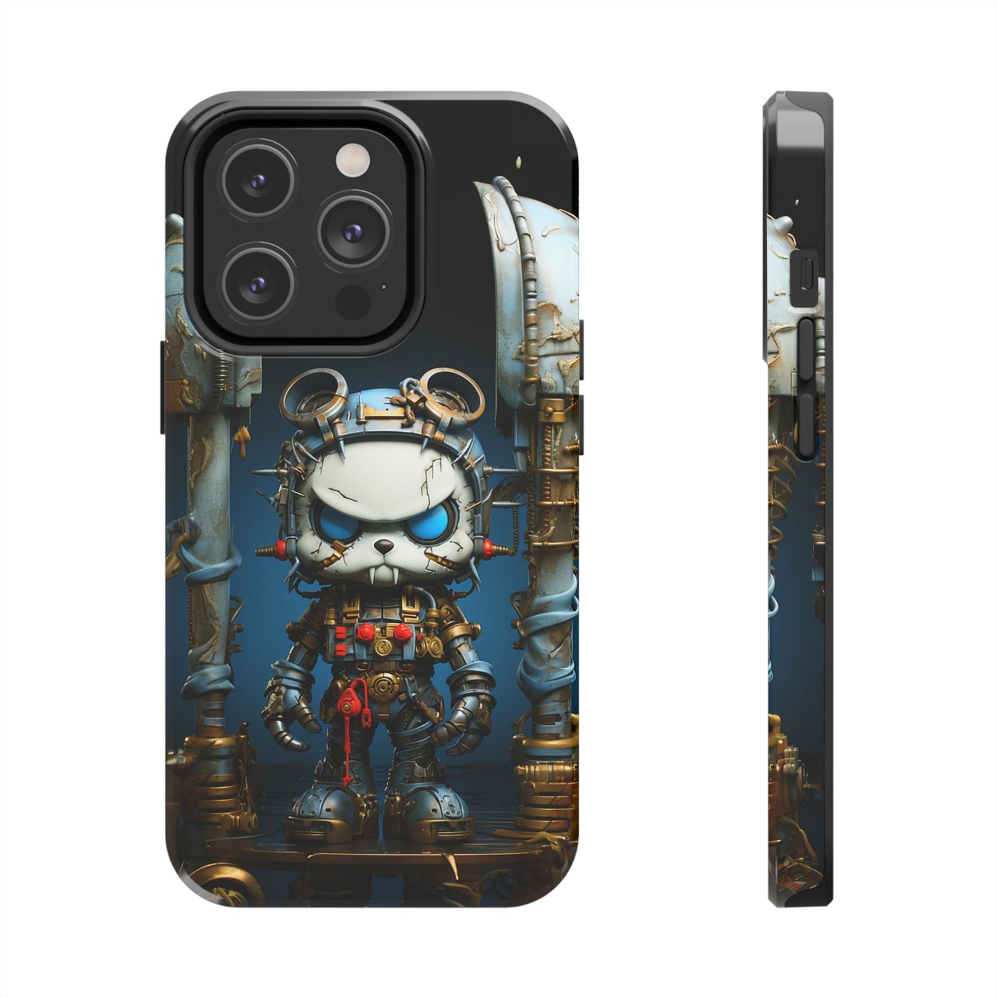 Steampunk Sentry (iPhone Case 11-15)RIMA Tough Phone Case: Unmatched Style &amp; Protection for iPhone 11, 12, 13, 14, &amp; 15 🛡️📱
Product Description:
Discover the RIMA Tough Phone Case, exclusivelRimaGallery