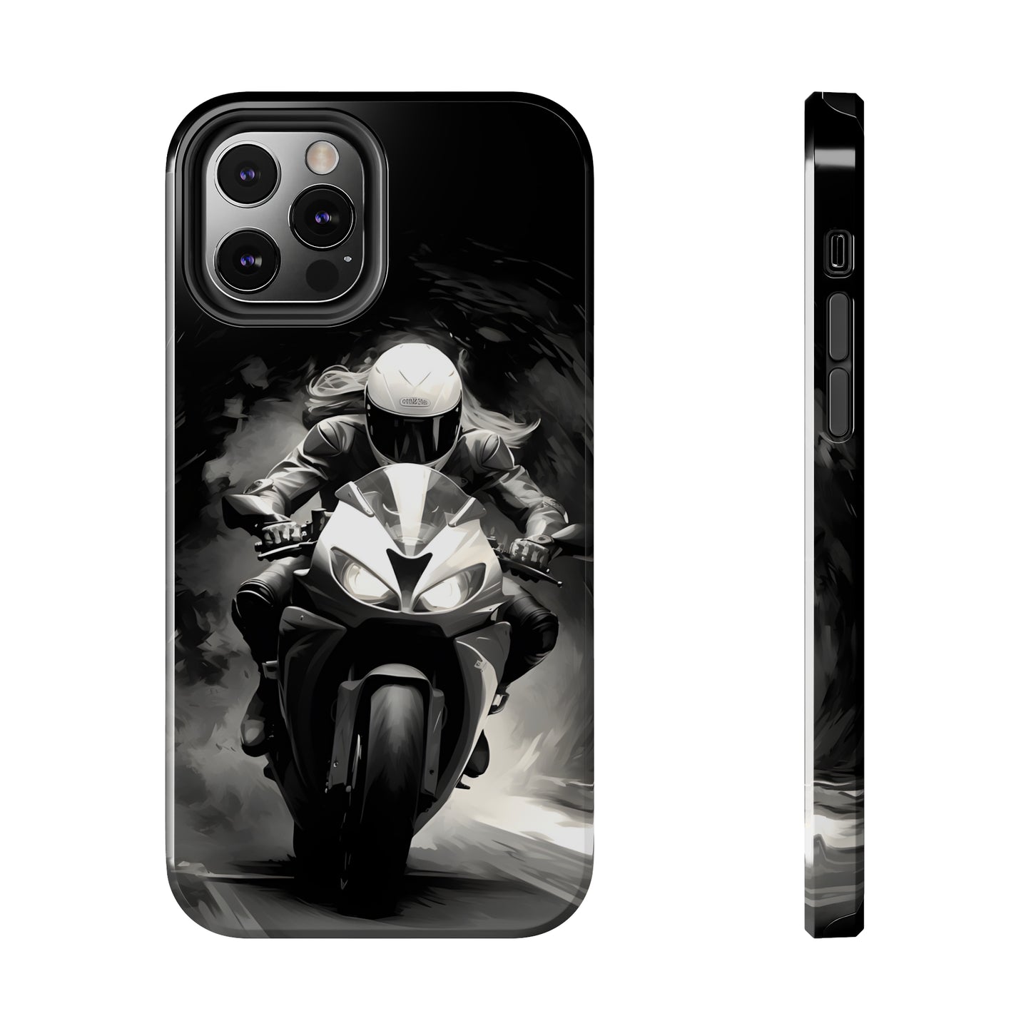 Female Night Biking (iPhone Case 11-15)RIMA Tough Phone Case for iPhone 11, 12, 13, 14, &amp; 15 : Female Night Biking with Glossy Finish 📱✨
Protect your iPhone models 11 through 15 in style with this duRimaGallery