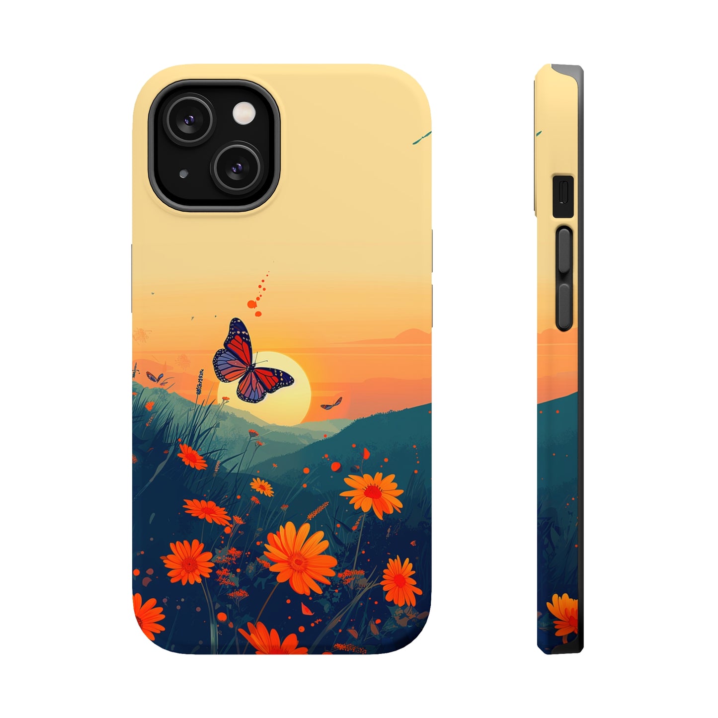 Flutter Bloom (iPhone MagSafe Case)Flutter Bloom Revolutionize your iPhone's look and feel with RIMA Tough Phone Case – ultimate protection meets elegant style for iPhone 11-15. Grab yours now! 🛡️📱RimaGallery