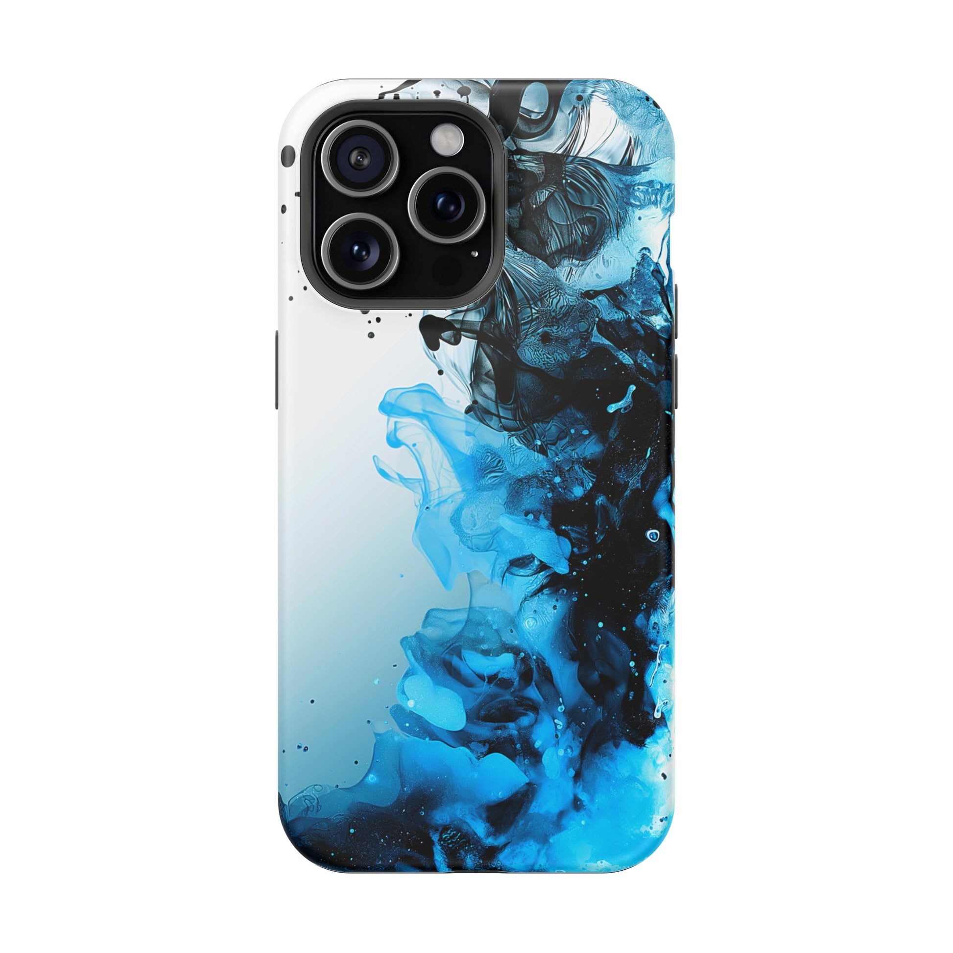 Ocean Fizz (iPhone MagSafe Case)Elevate your iPhone's protection and style with RimaGallery's Ink swirls in oceanic hues on a MagSafe Case. Enjoy dual-layer defense, vibrant design choices, and MagRimaGallery