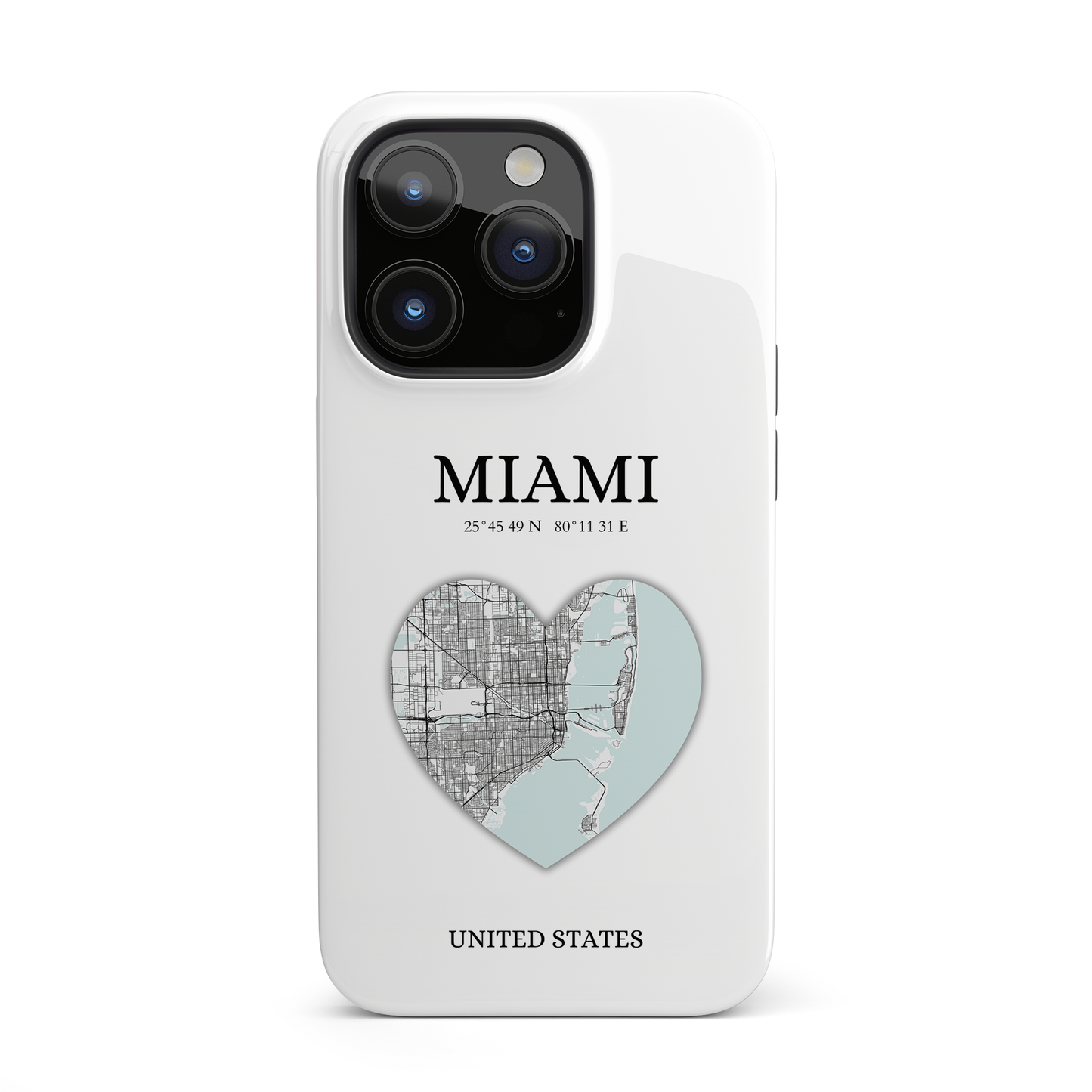 Miami Heartbeat - White (iPhone MagSafe Case)Elevate your iPhone's style with the New York Heartbeat White MagSafe Case, offering robust protection, MagSafe compatibility, and a choice of matte or glossy finishRimaGallery