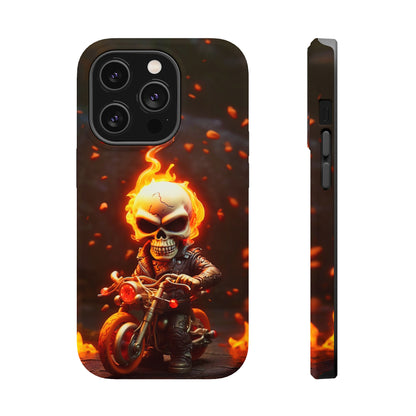 Tiny Skull Biker (iPhone MagSafe Case)Tiny Skull Biker MagSafe Durable Case: Style Meets Protection 📱✨
Upgrade your device with Rima Gallery's Tiny Skull Biker MagSafe Durable Case. This case isn’t justRimaGallery