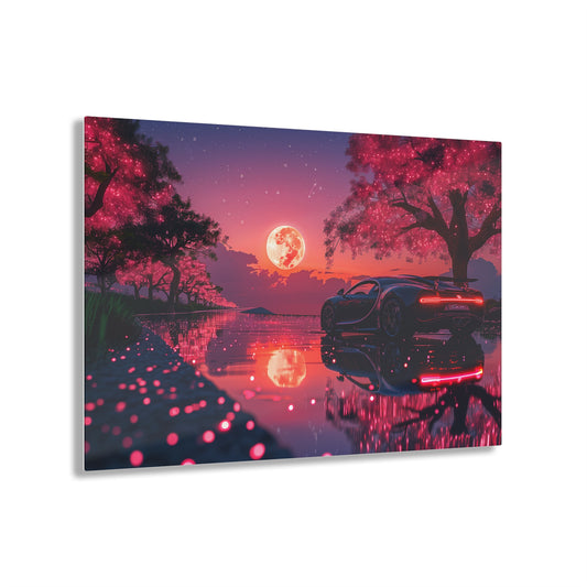 Twilight Velocity (Acrylic)Make a statement with Twilight Velocity acrylic prints. The 1⁄4" acrylic panel exudes the illusion of a smooth glass surface for vibrant artwork. Pre-installed hangiRimaGallery