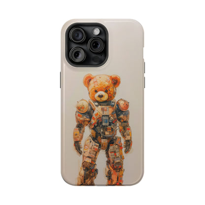 Teddy Mech (iPhone MagSafe Case)Teddy Mech Revolutionize your iPhone's look and feel with RIMA Tough Phone Case – ultimate protection meets elegant style for iPhone 11-15. Grab yours now! 🛡️📱RimaGallery