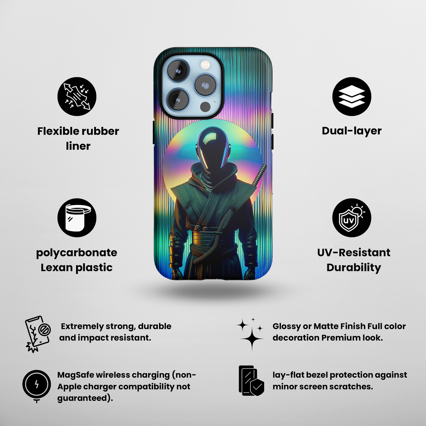 Vibrant Void Wanderer (iPhone MagSafe Case)Vibrant Void Wanderer MagSafe Durable Case: Style Meets Protection 📱✨
Upgrade your device with Rima Vibrant Void Wanderer MagSafe Durable Case. This case isn’t justRimaGallery