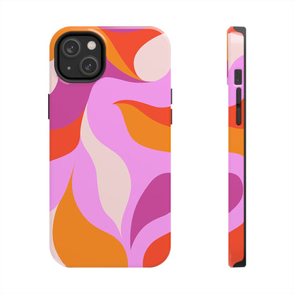 Peachy Swirls (iPhone Case 11-15)