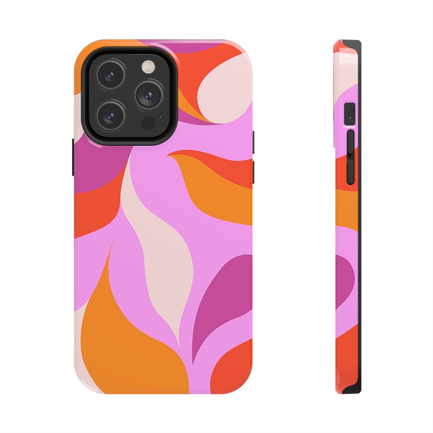 Peachy Swirls (iPhone Case 11-15)