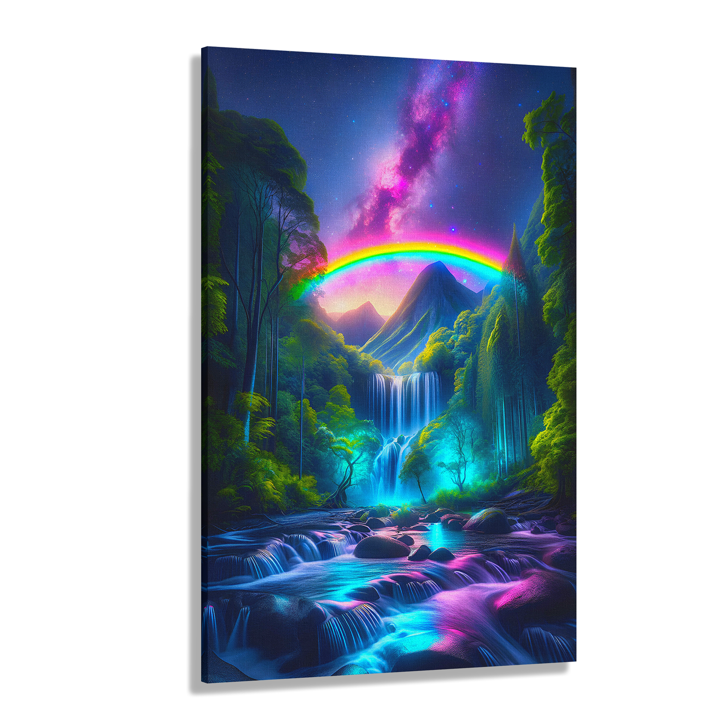Galactic Falls (Canvas)Galactic Falls (Canvas  Matte finish, stretched, with a depth of 1.25 inches)
Make an art statement with RimaGallery's responsibly made canvases. Eco-friendly cottonRimaGallery