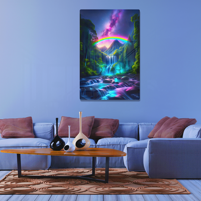 Galactic Falls (Acrylic)Galactic Falls acrylic print - Achieve gallery-quality art with a glass-like acrylic finish. Seamlessly display your chosen image on a sleek 1⁄4” panel. Ready-to-hanRimaGallery