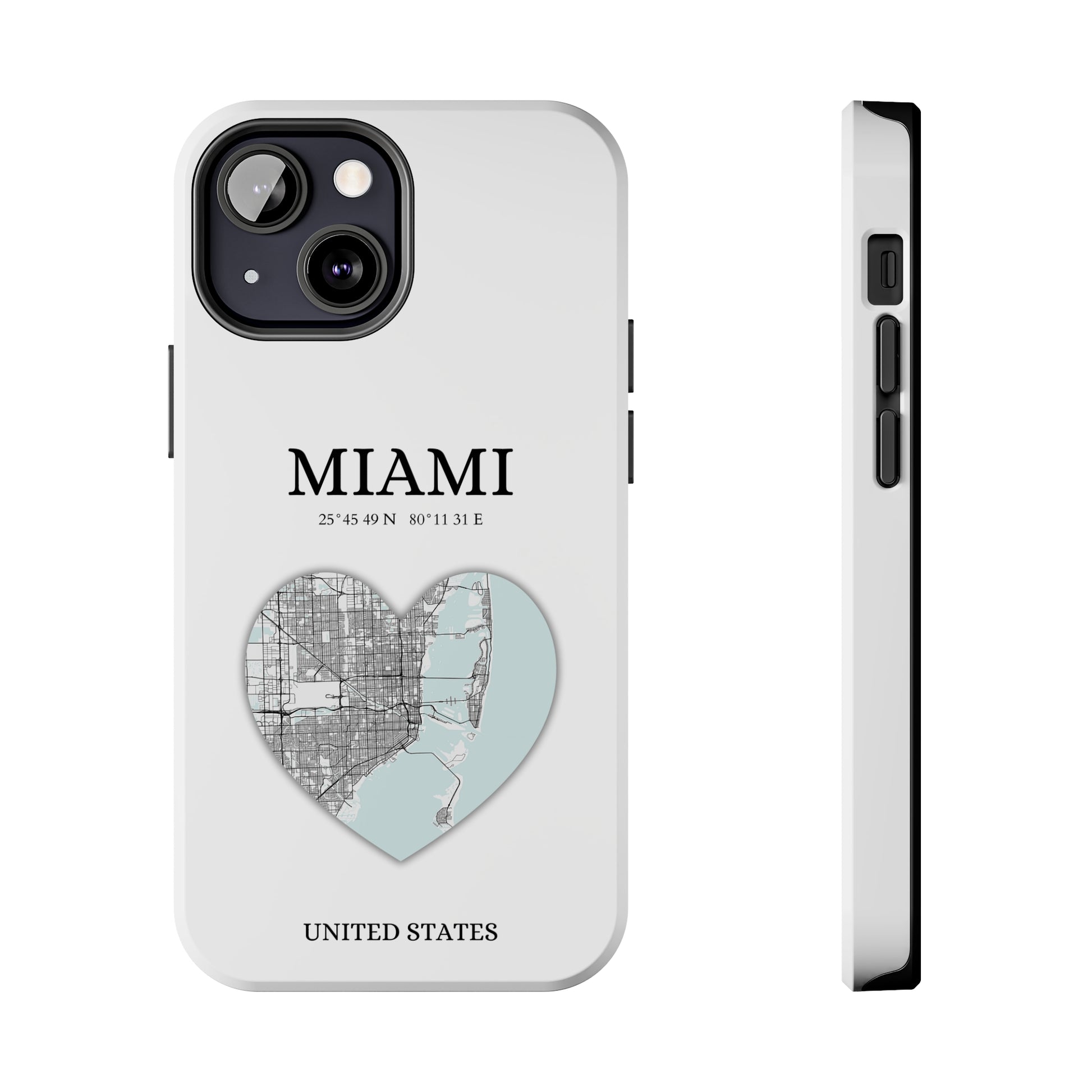 Miami Heartbeat - White (iPhone Case 11-15)Elevate your iPhone's style with Rima's Miami Heartbeat case. Sleek, durable protection for models 11-15. Free US shipping.RimaGallery