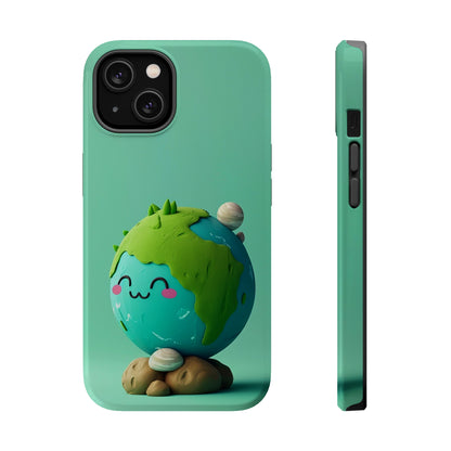 Adorable clay earth (iPhone MagSafe Case)Revolutionize your iPhone's look and feel with RIMA Tough Phone Case – ultimate protection meets elegant style for iPhone 11-15. Grab yours now! 🛡️📱RimaGallery