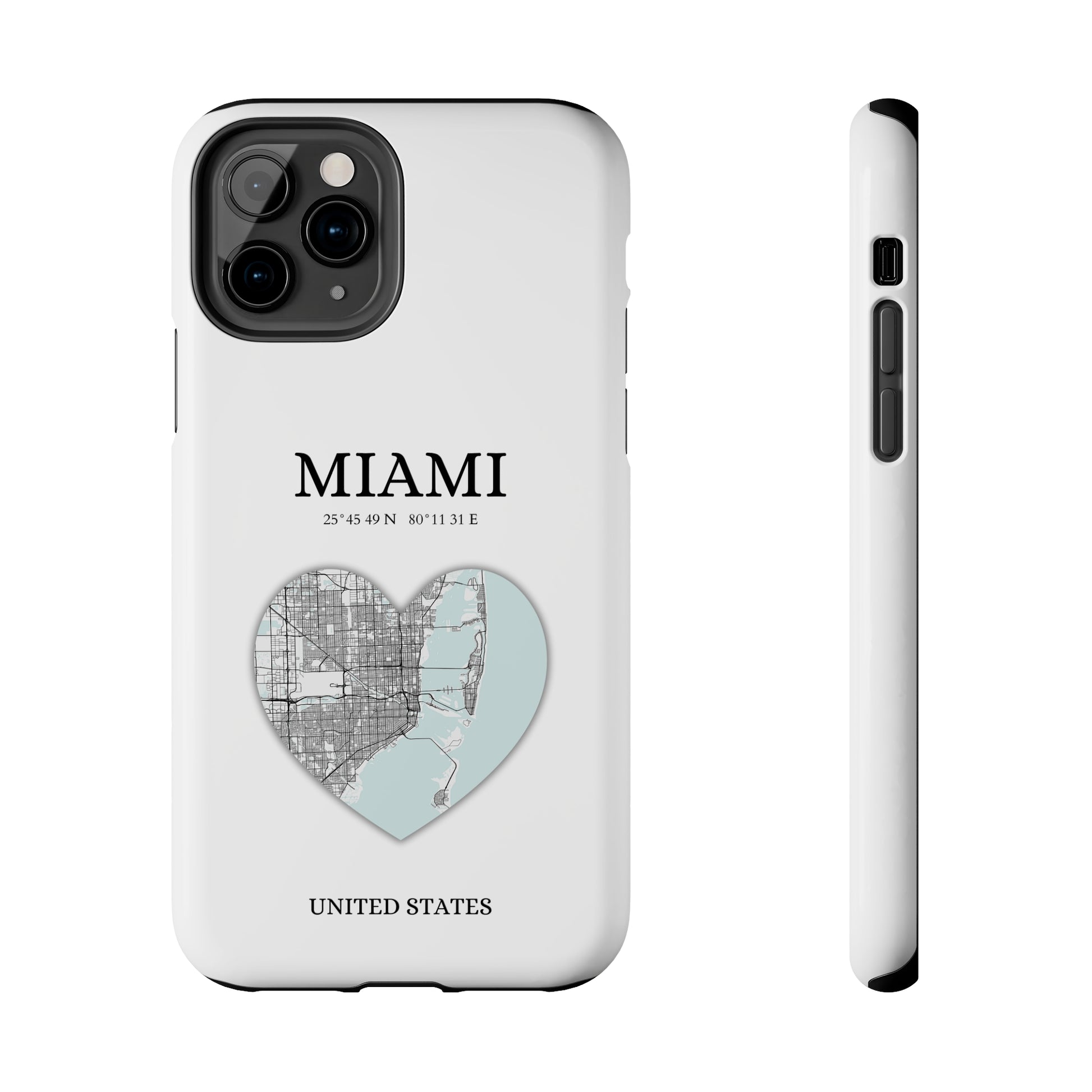 Miami Heartbeat - White (iPhone Case 11-15)Elevate your iPhone's style with Rima's Miami Heartbeat case. Sleek, durable protection for models 11-15. Free US shipping.RimaGallery