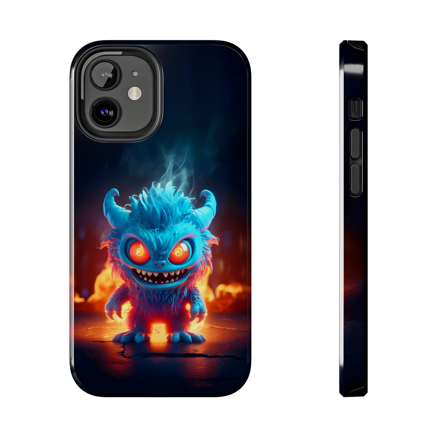 Fiery Monster (iPhone Case 11-15)Protect and personalize your iPhone 11, 12, 13, 14, &amp; 15 with RIMA's Tough Phone Case. Featuring robust materials, sleek design, and compatibility with wireless RimaGallery