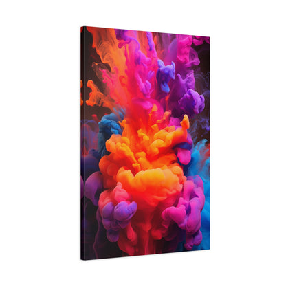 Neon Smoke (Canvas)Neon Smoke (Canvas  Matte finish, stretched, with a depth of 1.25 inches)
Make an art statement with RimaGallery's responsibly made canvases. Eco-friendly cotton/polRimaGallery