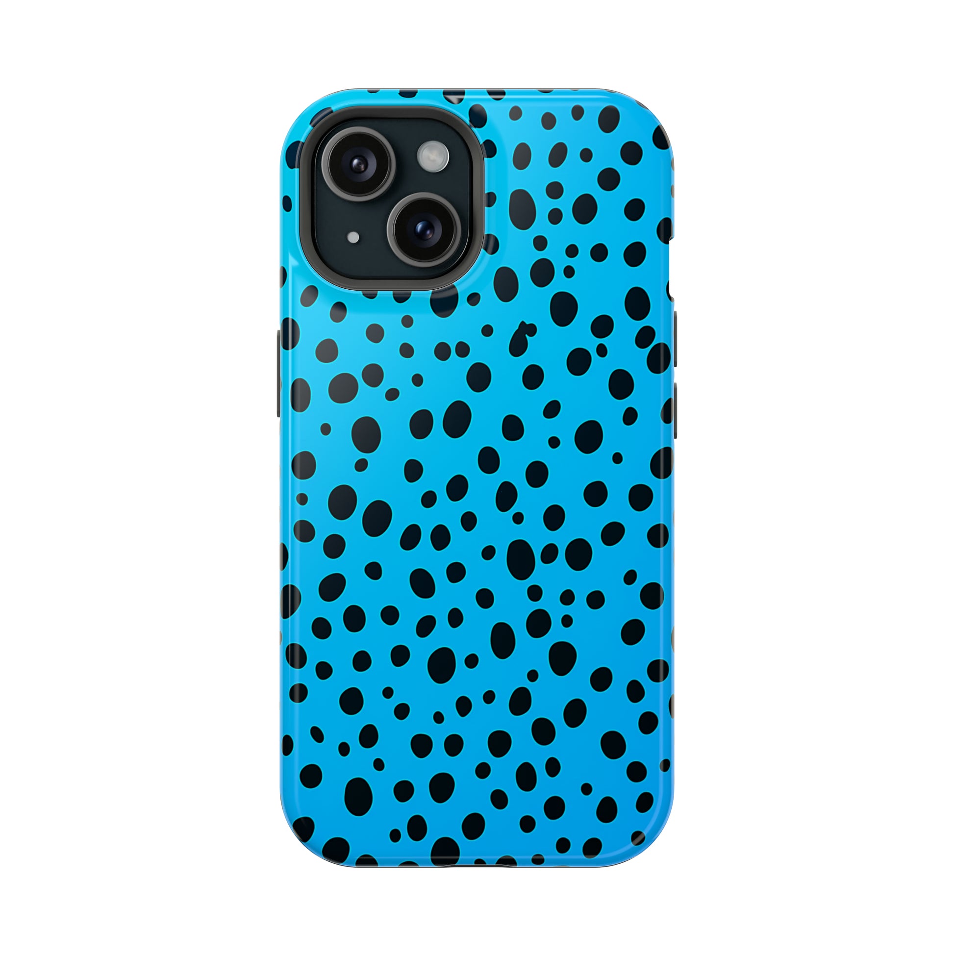 Dotted Delight - Sky Blue (iPhone MagSafe Case)Elevate your iPhone's style with a Sky Blue surface with scattered dark dots and a MagSafe Case, offering robust protection, MagSafe compatibility, and a choice of mRimaGallery