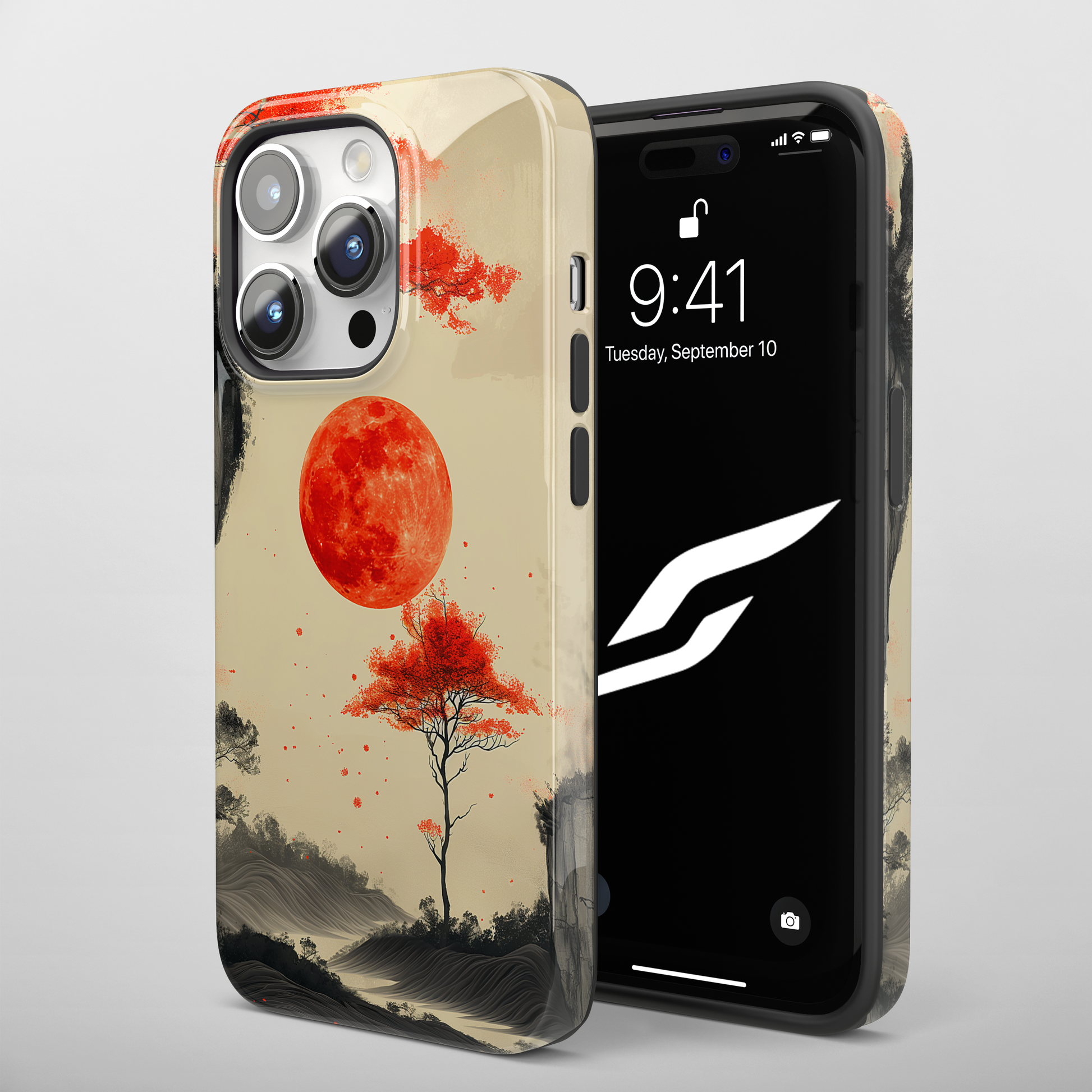 Scarlet Moonrise (iPhone Case 11-15)Elevate your iPhone's style with Rima's Scarlet Moonrise case. Sleek, durable protection for models 11-15. Free US shipping.RimaGallery