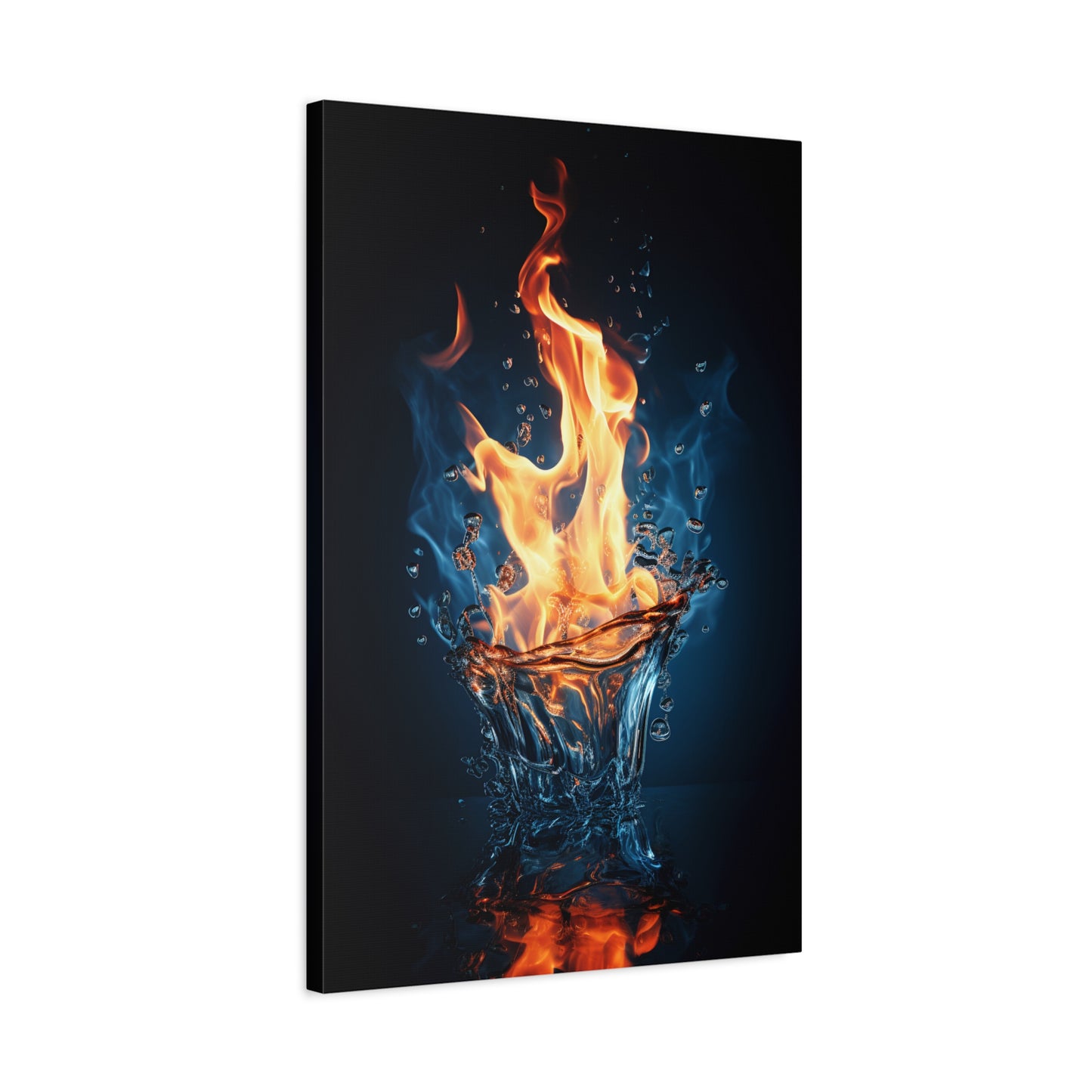 Water Flame (Canvas)Water Flame (Canvas  Matte finish, stretched, with a depth of 1.25 inches)
Make an art statement with RimaGallery's responsibly made canvases. Eco-friendly cotton/poRimaGallery