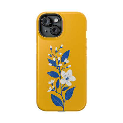 Indigo Bloom (iPhone MagSafe Case)Upgrade your phone's safety and style with Rima Gallery's Boo Beauty MagSafe Case. Dual-layer protection meets stunning design. Shop now for seamless MagSafe compatiRimaGallery