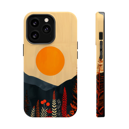 Amber Serenity (iPhone MagSafe Case)Rima Gallery presents the exclusive Psychedelic Flow MagSafe Durable Case For iphone 13, 14, 15, Pro, Max. Discover elegance with our iPhone 13-15 MagSafe Case: LighRimaGallery