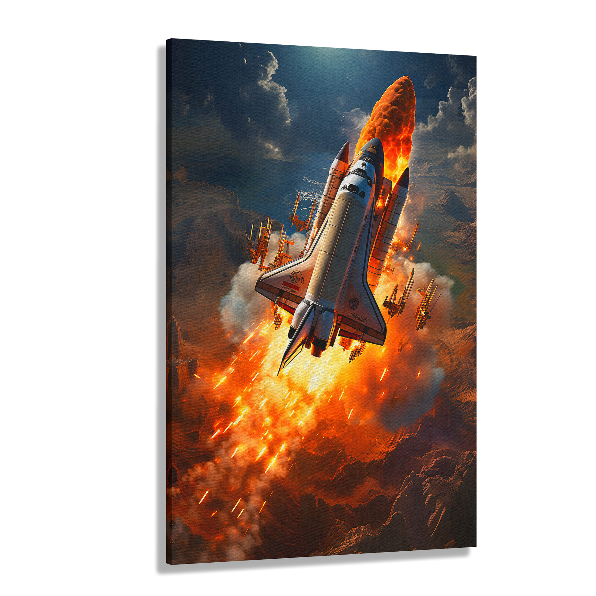 Ascension Beyond Limits (Canvas  Matte finish, stretched, with a depth of 1.25 inches)
Struggling with low-quality canvases? Switch to RimaGallery! Our canvases are -Limits Canvas