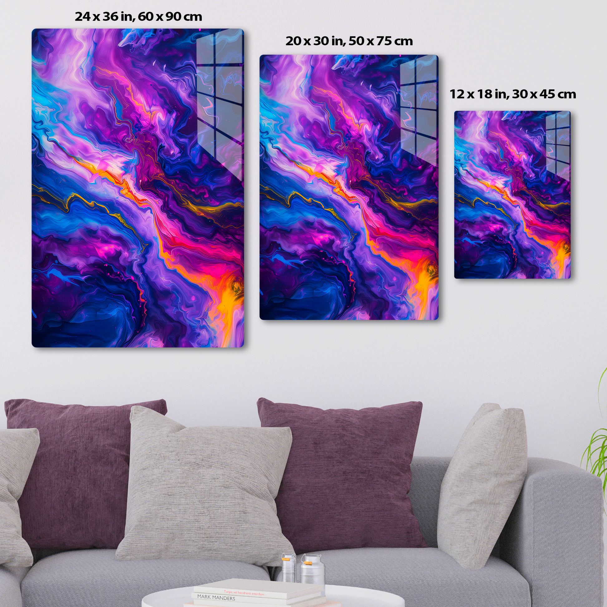 Psychedelic Flow (Acrylic)Make a statement with Psychedelic Flow acrylic prints. The 1⁄4" acrylic panel exudes the illusion of a smooth glass surface for vibrant artwork. Pre-installed hanginRimaGallery