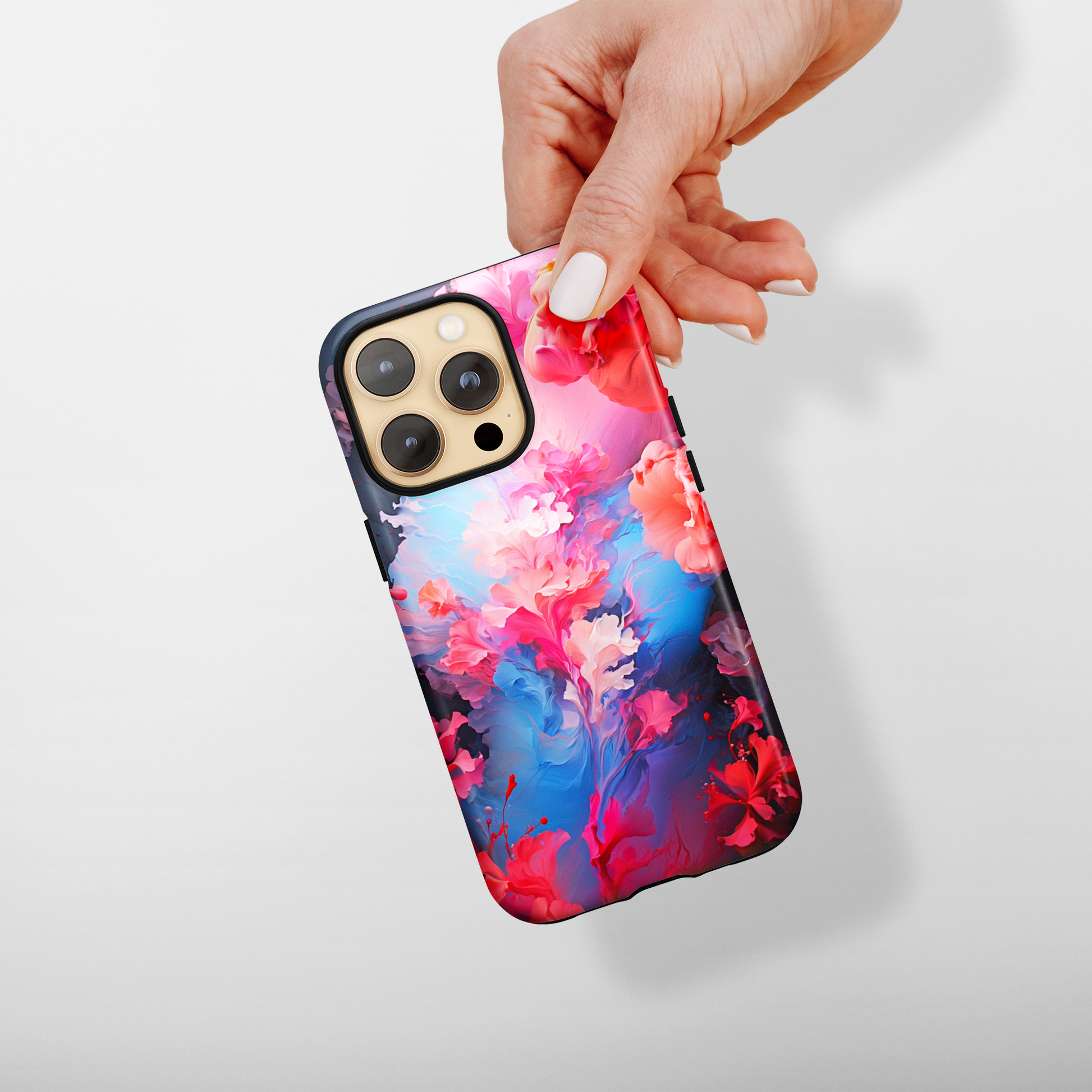 Floral Harmony (iPhone Case 11-15)RIMA Tough Phone Case: Unmatched Style &amp; Protection for iPhone 11, 12, 13, 14, &amp; 15 🛡️📱
Product Description:
Discover the RIMA Tough Phone Case, exclusivelRimaGallery