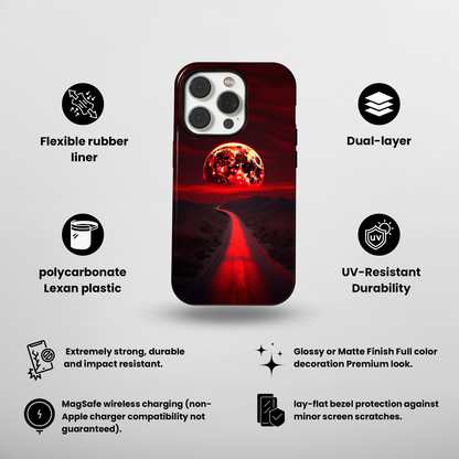 Crimson Eclipse (iPhone MagSafe Case)