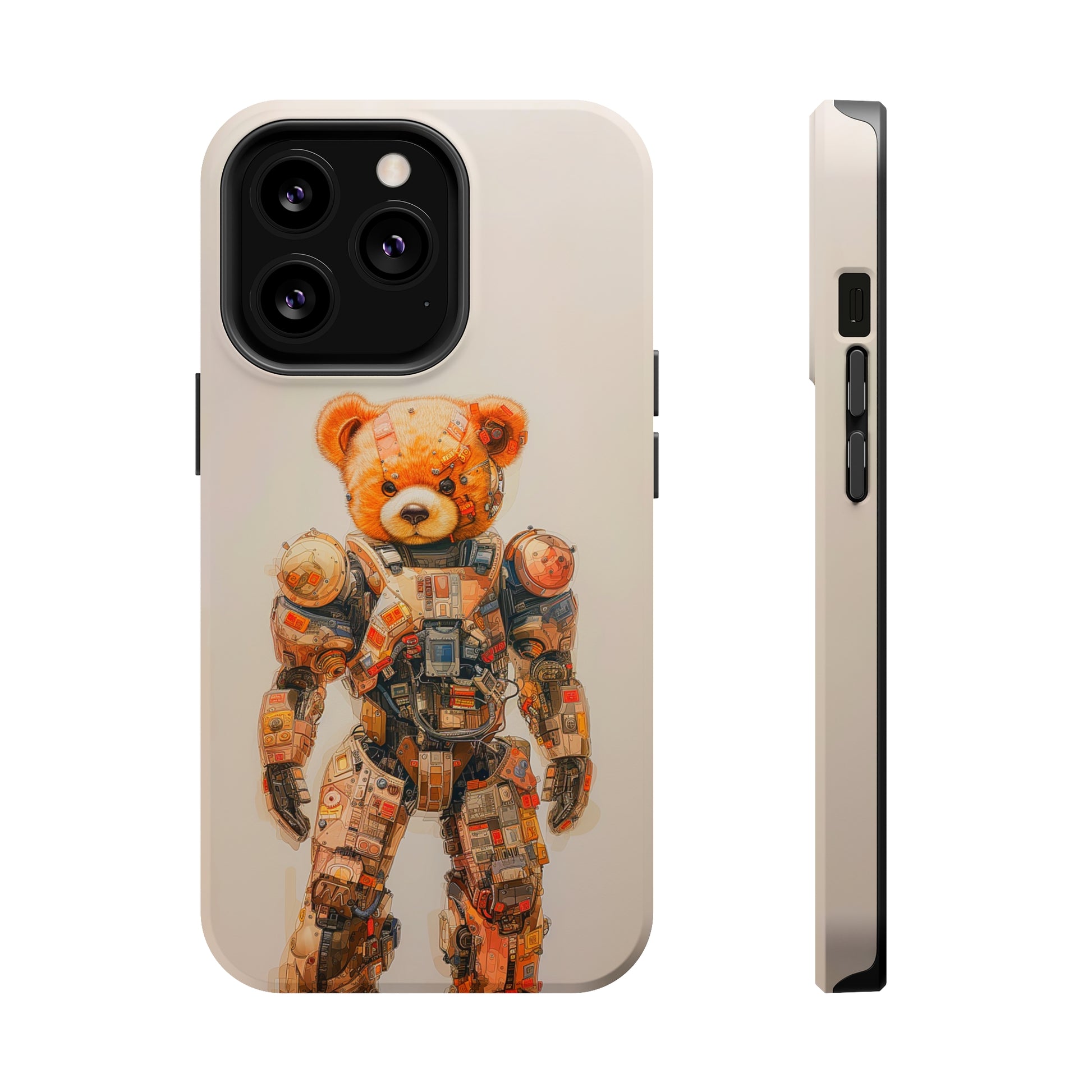Teddy Mech (iPhone MagSafe Case)Teddy Mech Revolutionize your iPhone's look and feel with RIMA Tough Phone Case – ultimate protection meets elegant style for iPhone 11-15. Grab yours now! 🛡️📱RimaGallery