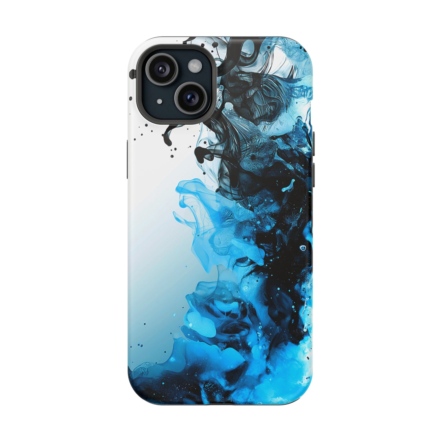 Ocean Fizz (iPhone MagSafe Case)Elevate your iPhone's protection and style with RimaGallery's Ink swirls in oceanic hues on a MagSafe Case. Enjoy dual-layer defense, vibrant design choices, and MagRimaGallery