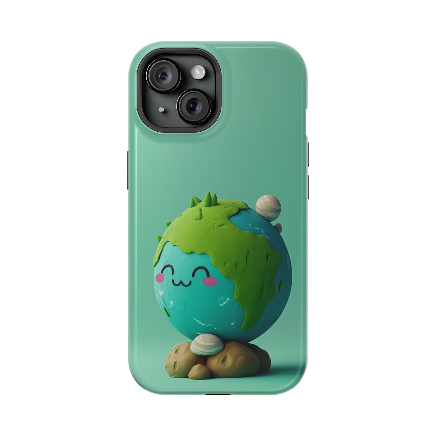 Adorable clay earth (iPhone MagSafe Case)Revolutionize your iPhone's look and feel with RIMA Tough Phone Case – ultimate protection meets elegant style for iPhone 11-15. Grab yours now! 🛡️📱RimaGallery