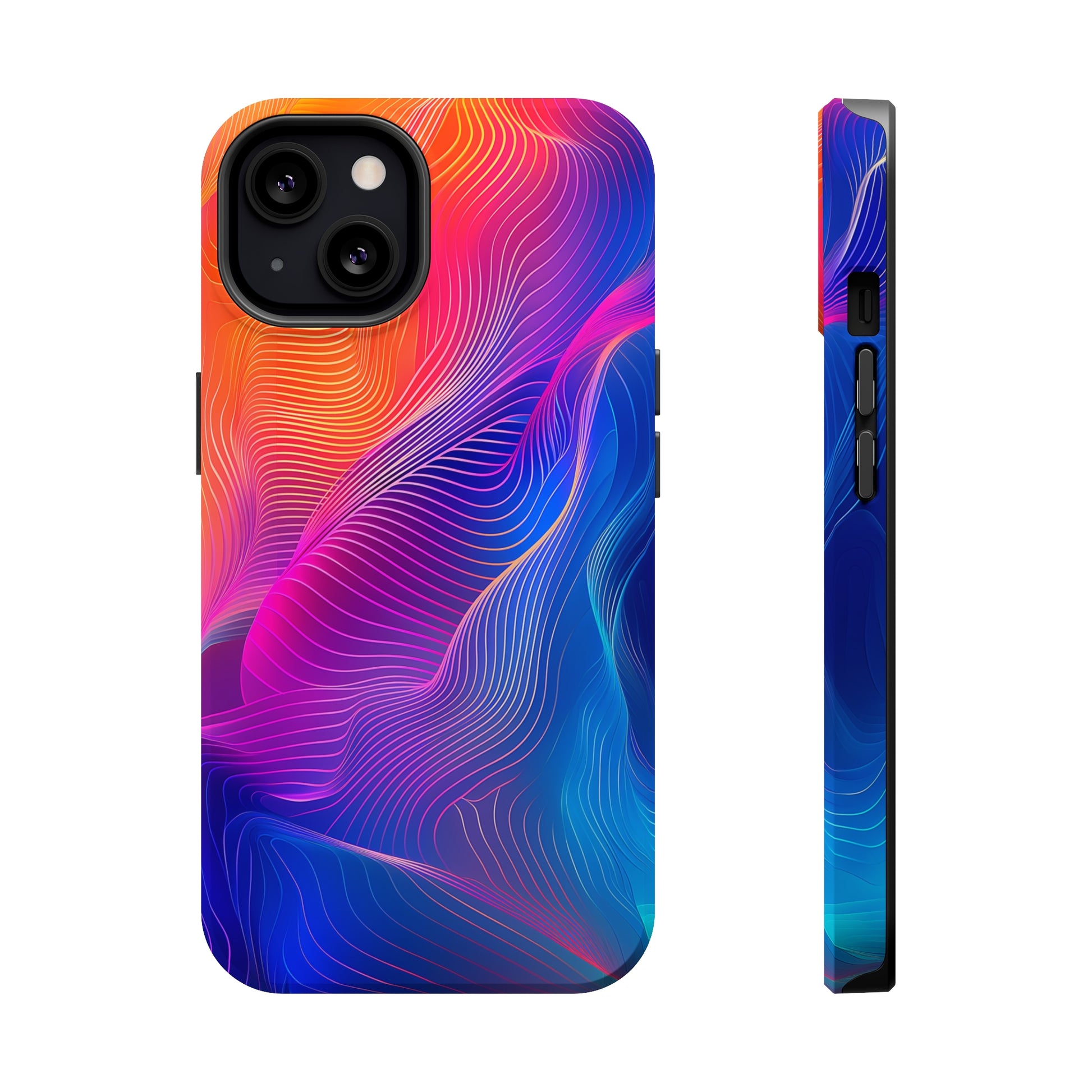 Colorflow Essence (iPhone MagSafe Case)Rima Gallery presents the exclusive Psychedelic Flow MagSafe Durable Case For iphone 13, 14, 15, Pro, Max. Upgrade to our iPhone 13-15 MagSafe Case: Dual-layer proteRimaGallery