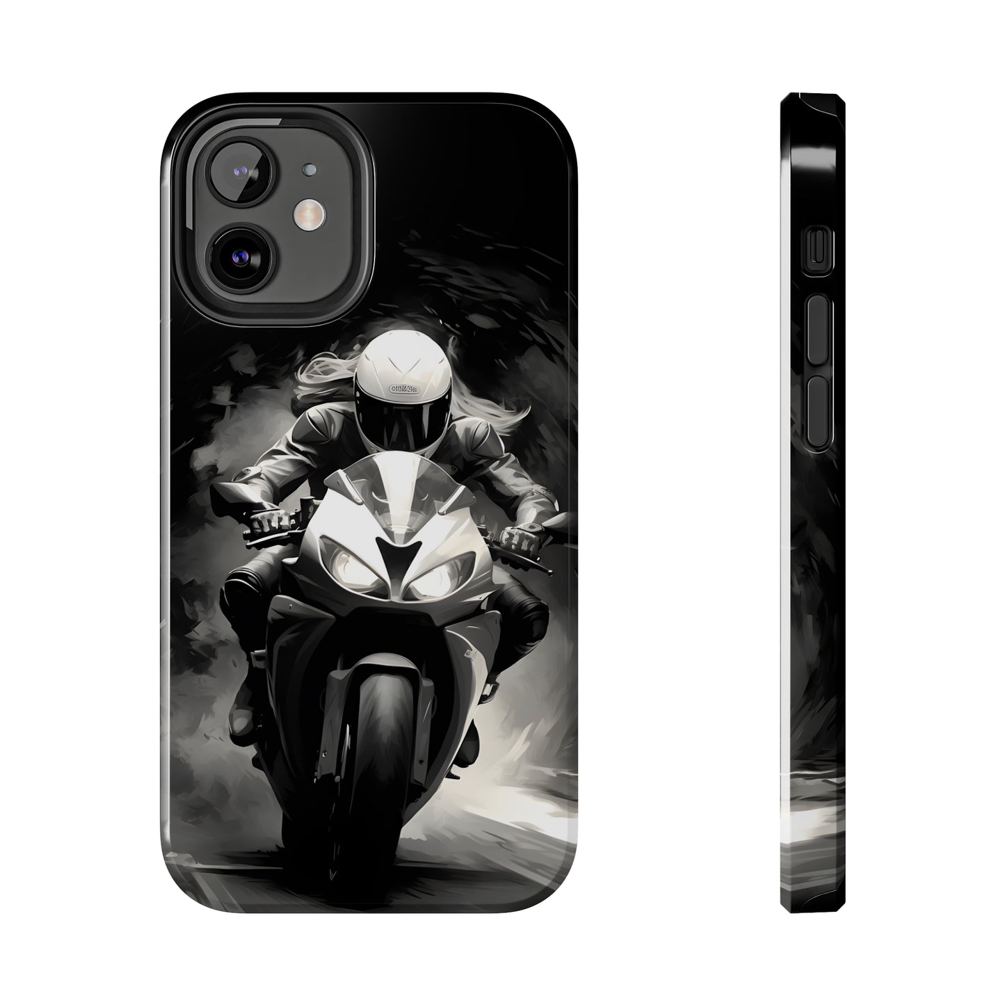 Female Night Biking (iPhone Case 11-15)RIMA Tough Phone Case for iPhone 11, 12, 13, 14, &amp; 15 : Female Night Biking with Glossy Finish 📱✨
Protect your iPhone models 11 through 15 in style with this duRimaGallery