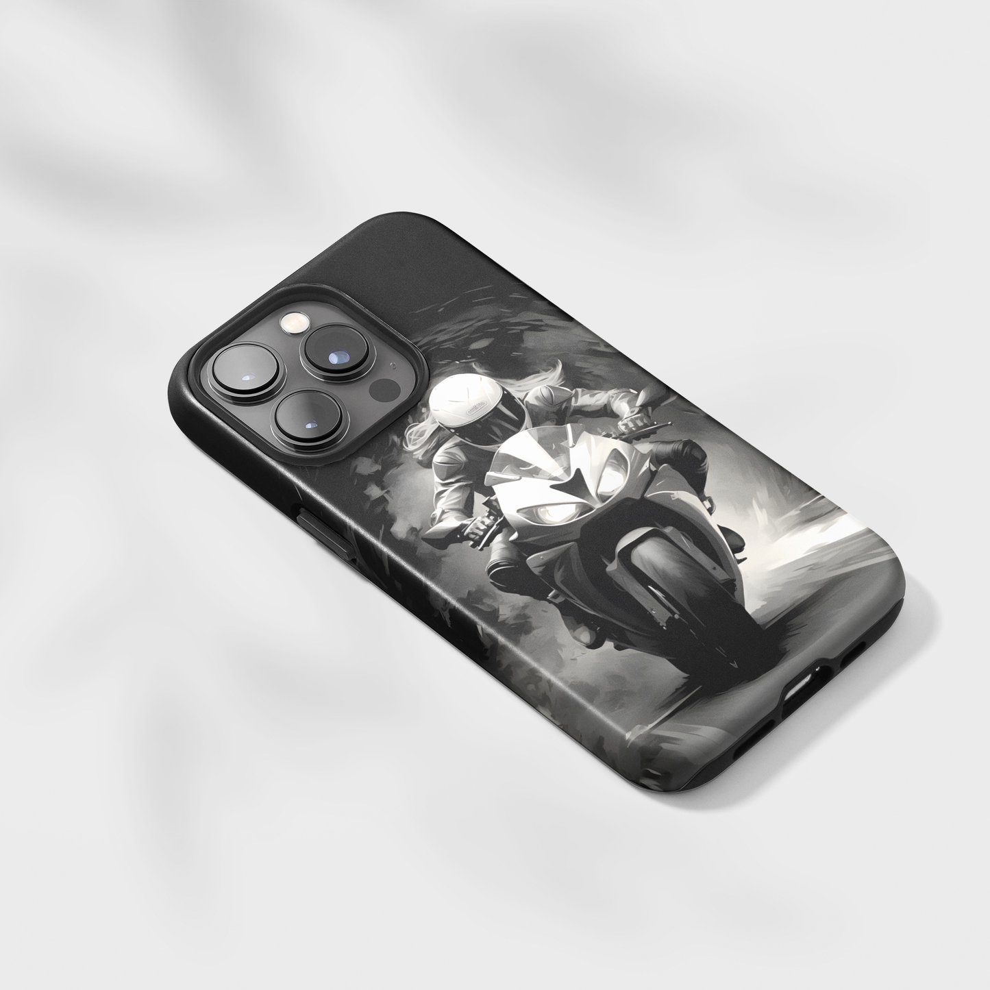 Female Night Biking (iPhone Case 11-15)RIMA Tough Phone Case for iPhone 11, 12, 13, 14, &amp; 15 : Female Night Biking with Glossy Finish 📱✨
Protect your iPhone models 11 through 15 in style with this duRimaGallery