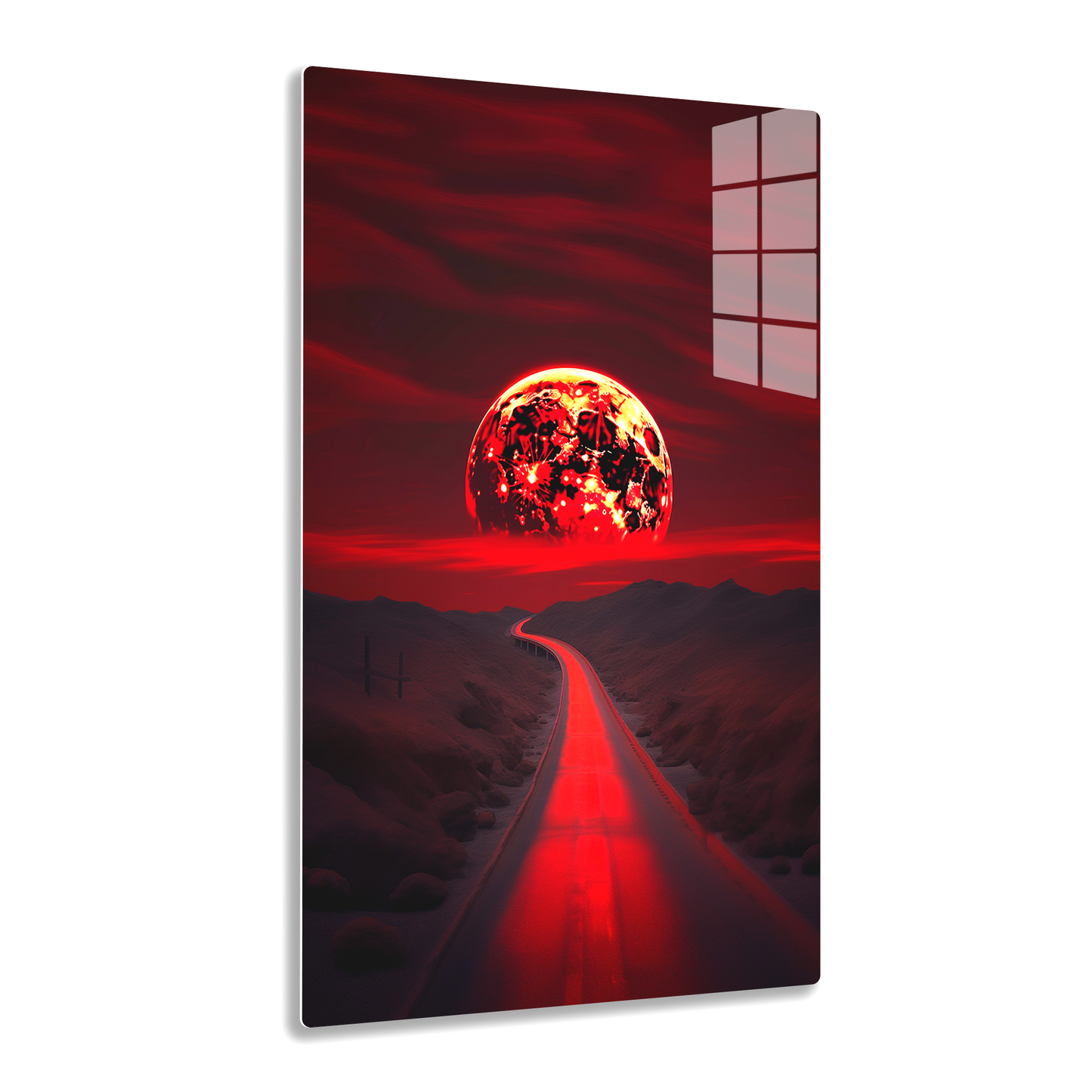 Crimson Eclipse (Acrylic)Discover the epitome of modern art with our Acrylic Prints 🌠, merging contemporary elegance with artistic mastery. An ideal choice for those seeking to refine theirRimaGallery