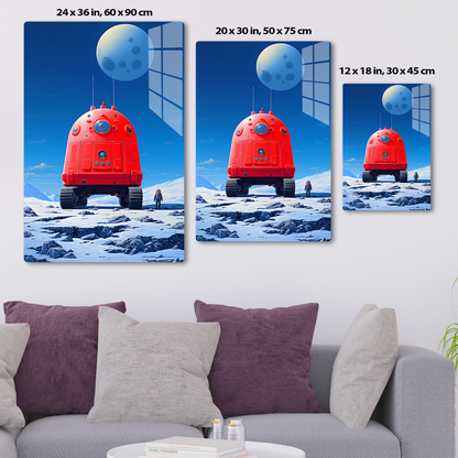 Galactic Outpost (Acrylic)Galactic Outpost  acrylic print brings museum-quality art into your home. The crystal clear 1⁄4” acrylic panel gives a smooth glass-like finish for stunning prints. RimaGallery