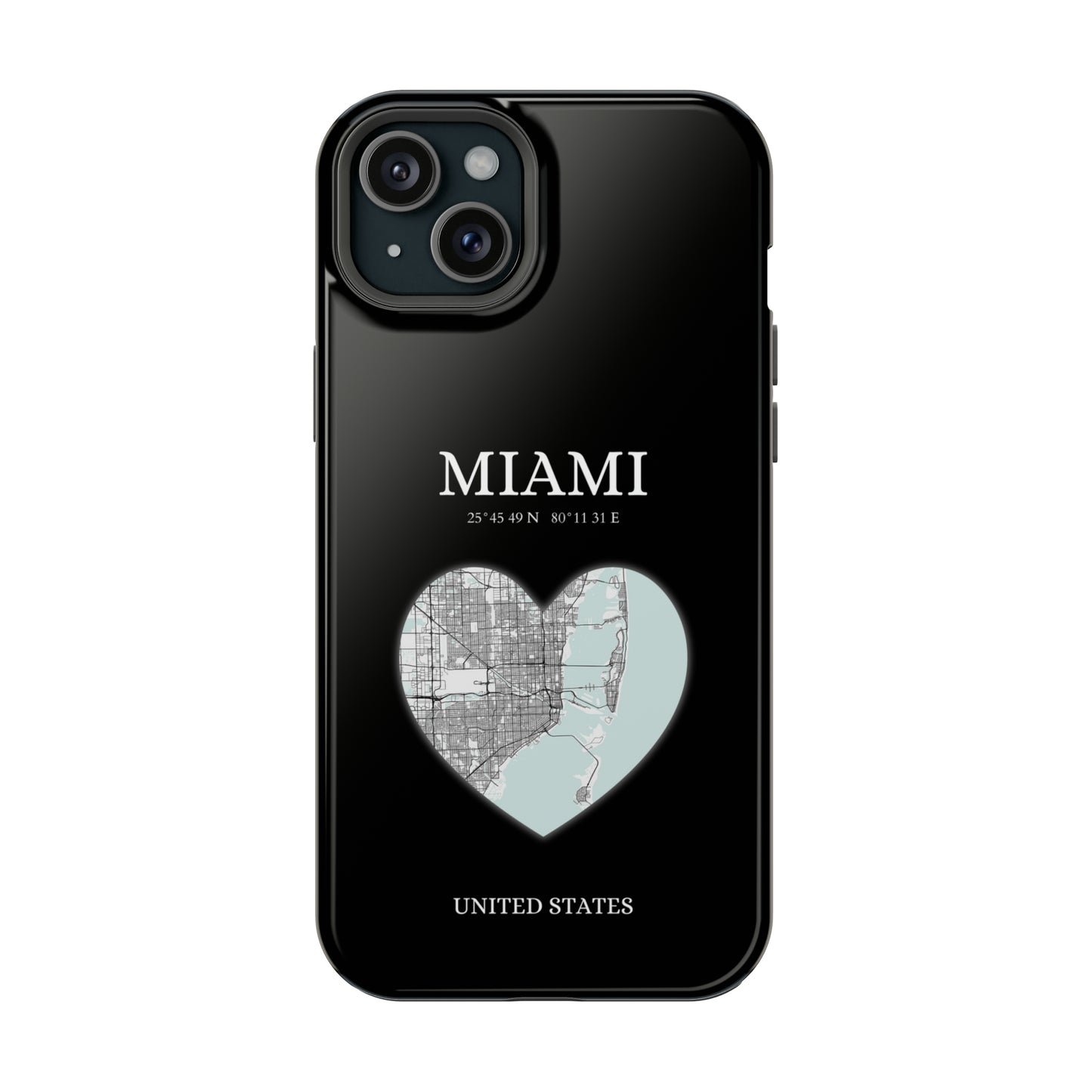 Miami Heartbeat - White (iPhone MagSafe Case)Elevate your iPhone's style with the Miami Heartbeat White MagSafe Case, offering robust protection, MagSafe compatibility, and a choice of matte or glossy finish. PRimaGallery