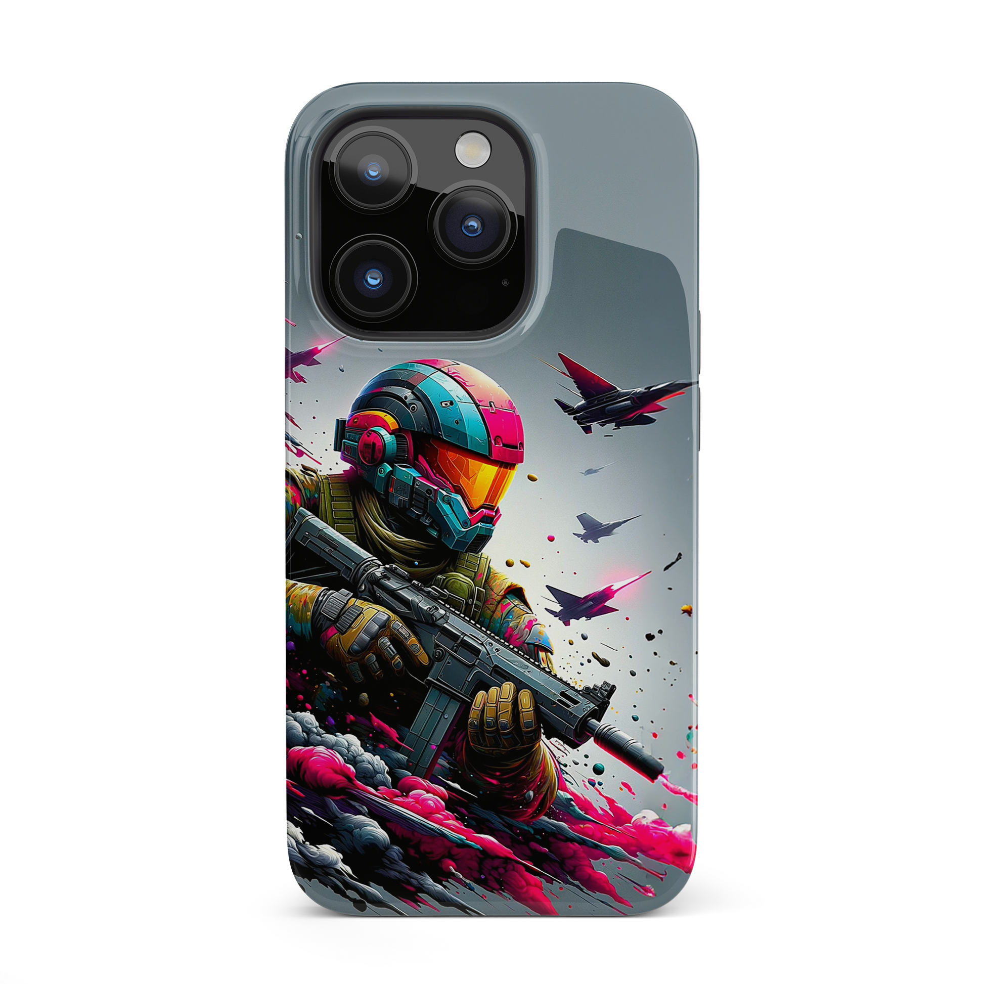 Spectrum Soldier (iPhone Case 11-15)RIMA Tough Phone Case: Your iPhone's Perfect Armor! Tailored for iPhone 11-15, offering elegant design and robust protection. Embrace the fusion of technology and suRimaGallery