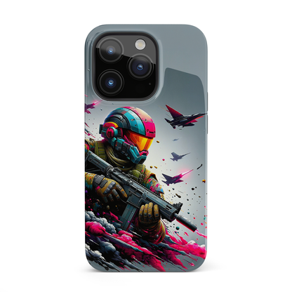 Spectrum Soldier (iPhone Case 11-15)RIMA Tough Phone Case: Your iPhone's Perfect Armor! Tailored for iPhone 11-15, offering elegant design and robust protection. Embrace the fusion of technology and suRimaGallery