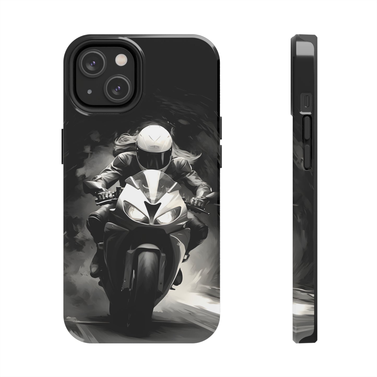 Female Night Biking (iPhone Case 11-15)RIMA Tough Phone Case for iPhone 11, 12, 13, 14, &amp; 15 : Female Night Biking with Glossy Finish 📱✨
Protect your iPhone models 11 through 15 in style with this duRimaGallery