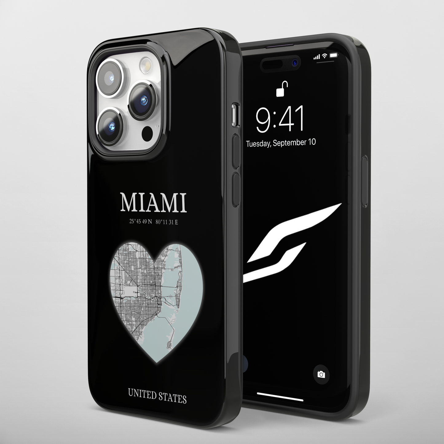 Miami Heartbeat - White (iPhone MagSafe Case)Elevate your iPhone's style with the Miami Heartbeat White MagSafe Case, offering robust protection, MagSafe compatibility, and a choice of matte or glossy finish. PRimaGallery