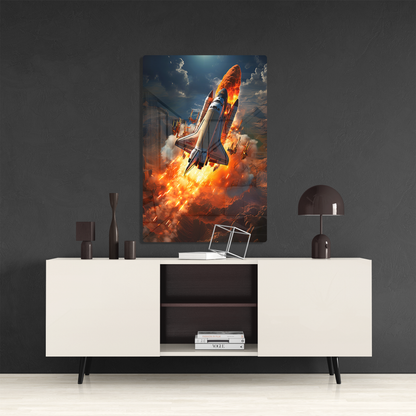 Ascension Beyond Limits
 Transform your space with our elegant Acrylic Prints, where art meets modernity. Experience superior quality with high-grade acrylic and vib-Limits (Acrylic)