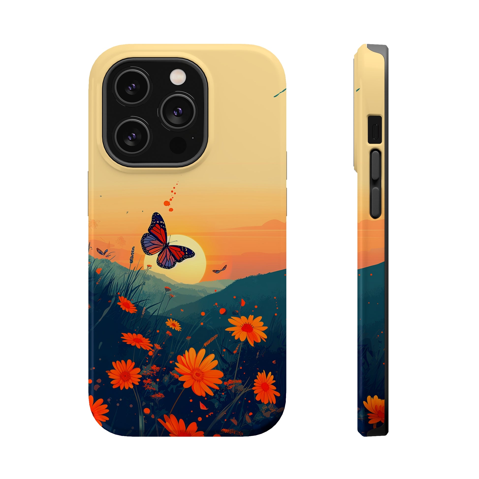 Flutter Bloom (iPhone MagSafe Case)Flutter Bloom Revolutionize your iPhone's look and feel with RIMA Tough Phone Case – ultimate protection meets elegant style for iPhone 11-15. Grab yours now! 🛡️📱RimaGallery