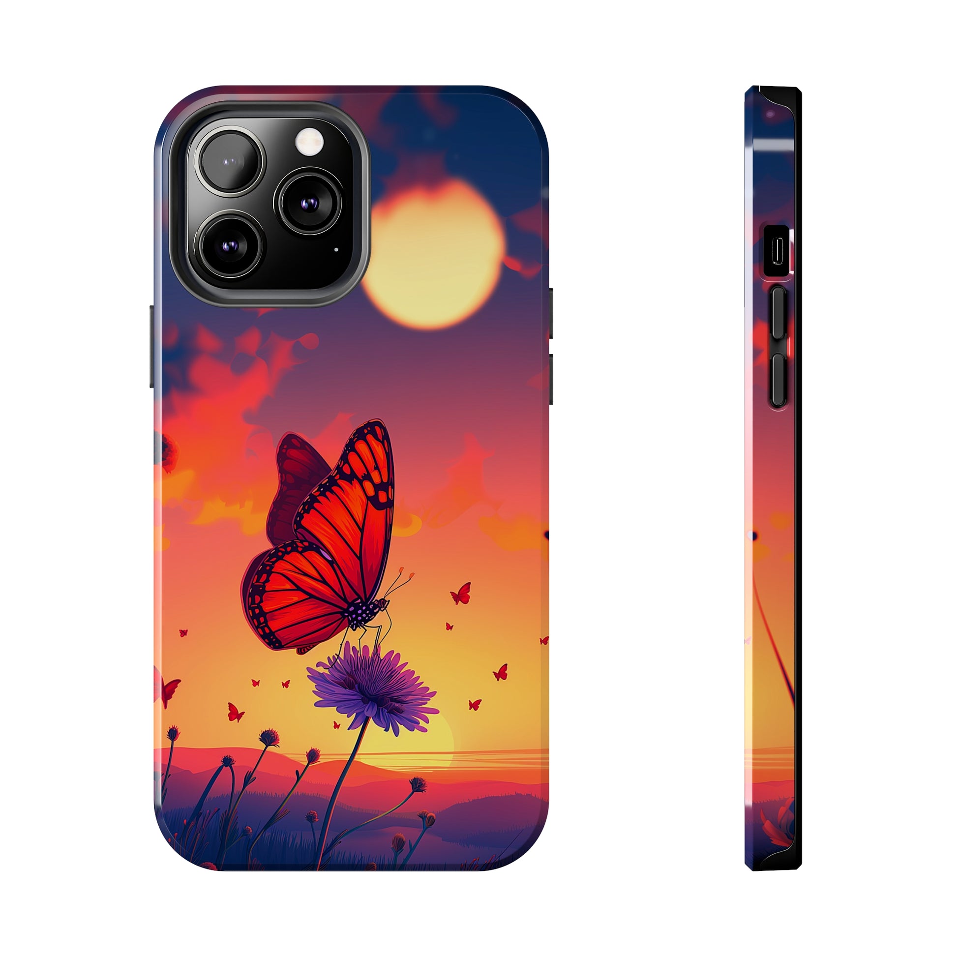 Glowing Flight (iPhone Case 11-15)Discover the perfect balance of style and safety with RIMA's Tough Phone Case for iPhone 11, 12, 13, 14, &amp; 15. Enjoy enhanced protection with a stylish glossy fiRimaGallery
