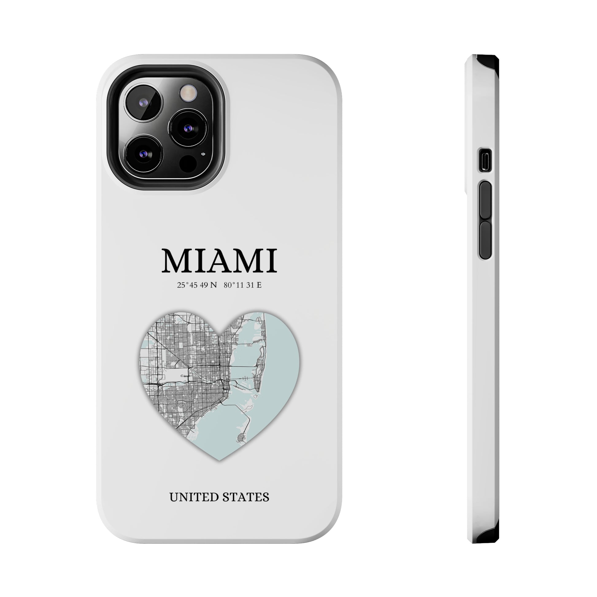 Miami Heartbeat - White (iPhone Case 11-15)Elevate your iPhone's style with Rima's Miami Heartbeat case. Sleek, durable protection for models 11-15. Free US shipping.RimaGallery