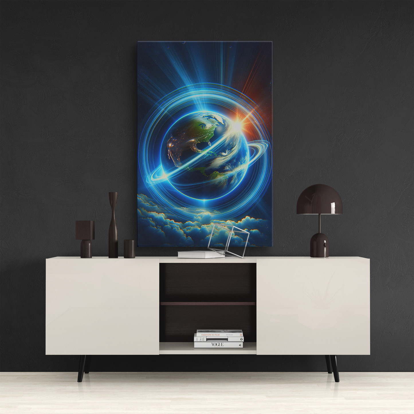 Luminous Earth Odyssey (Canvas)Luminous Earth Odyssey (Canvas  Matte finish, stretched, with a depth of 1.25 inches)
Struggling with low-quality canvases? Switch to RimaGallery! Our canvases are mRimaGallery